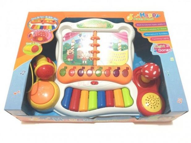 Muzyczna Zabawka Edukacyjna Organki Mikrofon 3108