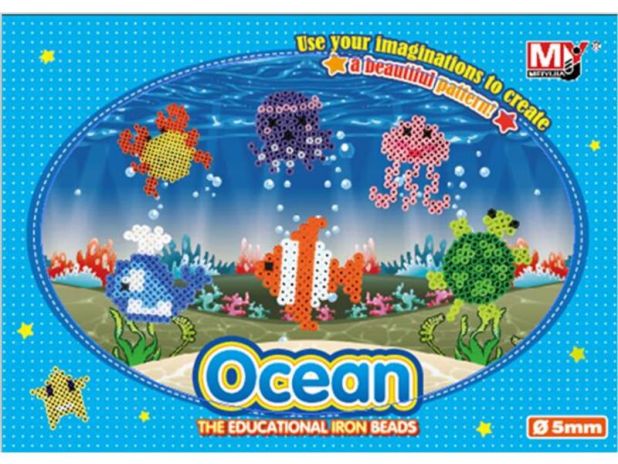 Koraliki Do Prasowania Zestaw 1000 Elementów OCEAN BT-0062