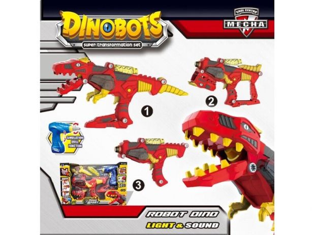 Dinobot Robot Dinozaur Do Rozkręcania 17 Elementów 661-198