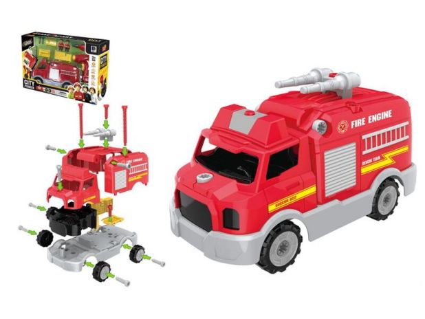 Wóz Strażacki Do Rozkręcania Ciężarówka Straż Pożarna 661-418