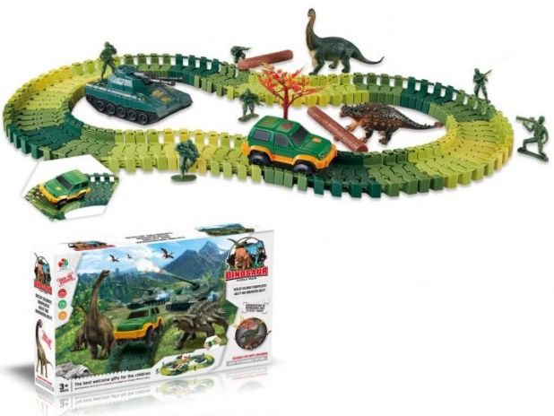 Tor Samochodowy Park Dinozaurów 109 Elementów 538