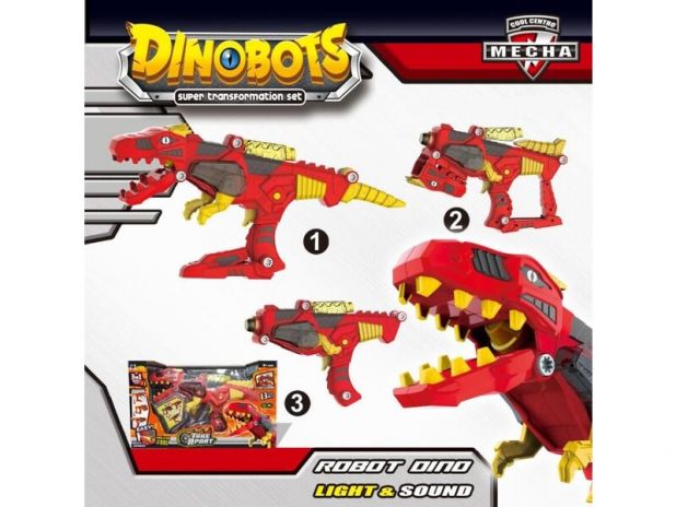 Dinobot Robot Dinozaur Do Rozkręcania 13 Elementów 661-196
